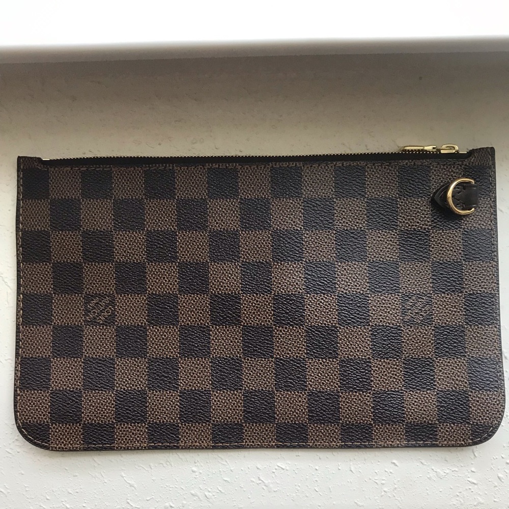 Louis Vuitton Pouchette Wallet Damier Ebene